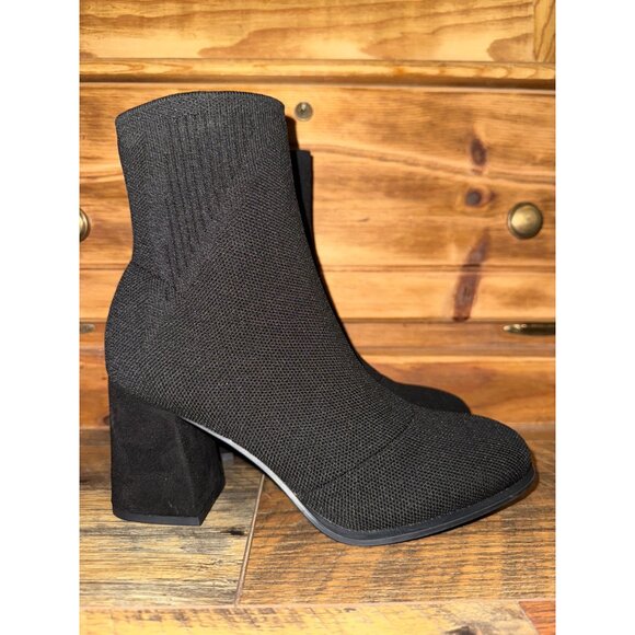 NWOT MIA PAMINA WOMEN’S BLACK HEELED BOOT Size 8 - Picture 3 of 13